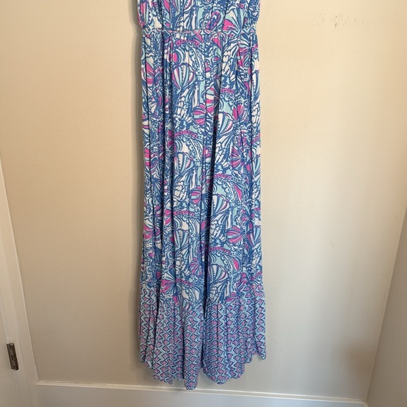 Lily Pulitzer x Target Floral Maxi Dress Size 14/16 - Picture 7 of 8